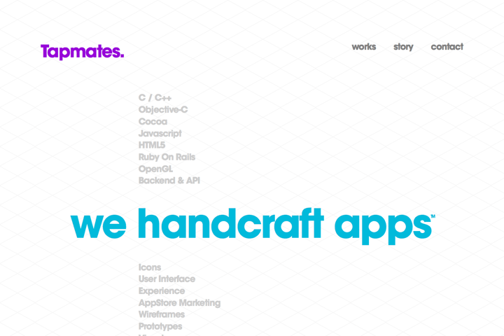 Tapmates Inc website preview